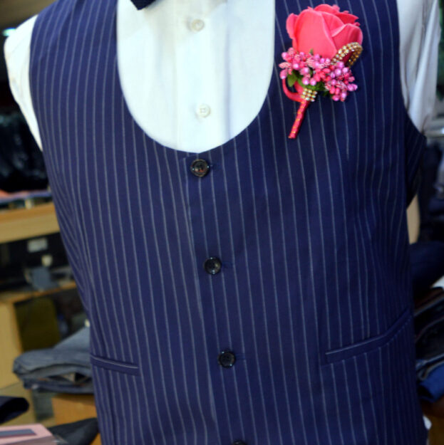 fashionable waistcoat for men; complementary for three piece suit
