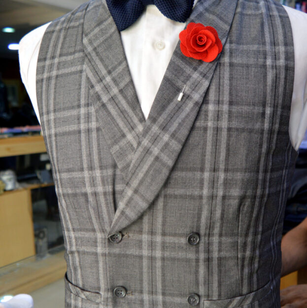 fashionable Double Breasted Waistcoat for men; complementary for three piece suit