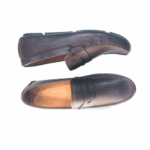 Zafer Brown Leather Smart Loafers Shoe