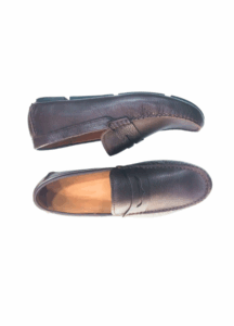 Zafer Brown Leather Smart Loafers Shoe